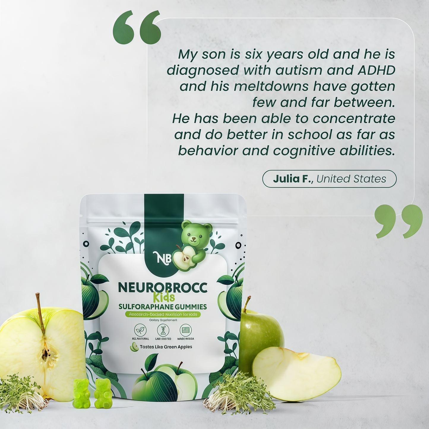 NeuroBrocc Kids Sulforaphane Gummies