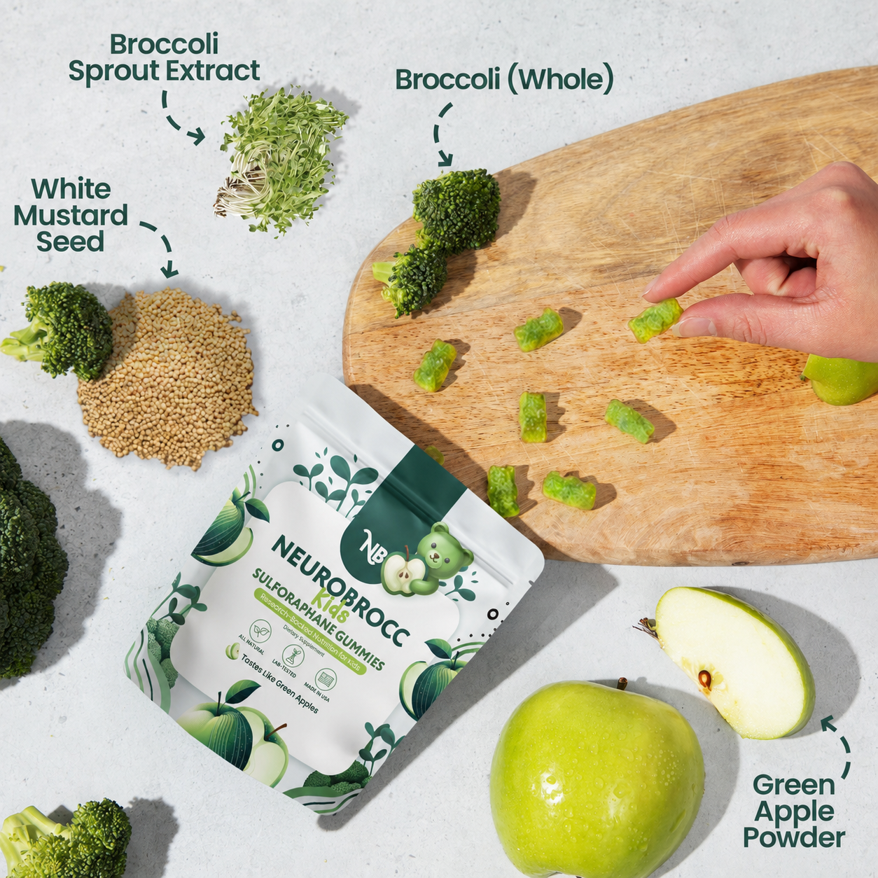 NeuroBrocc Kids Sulforaphane Gummies